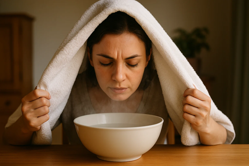 Steam Inhalation for Cough